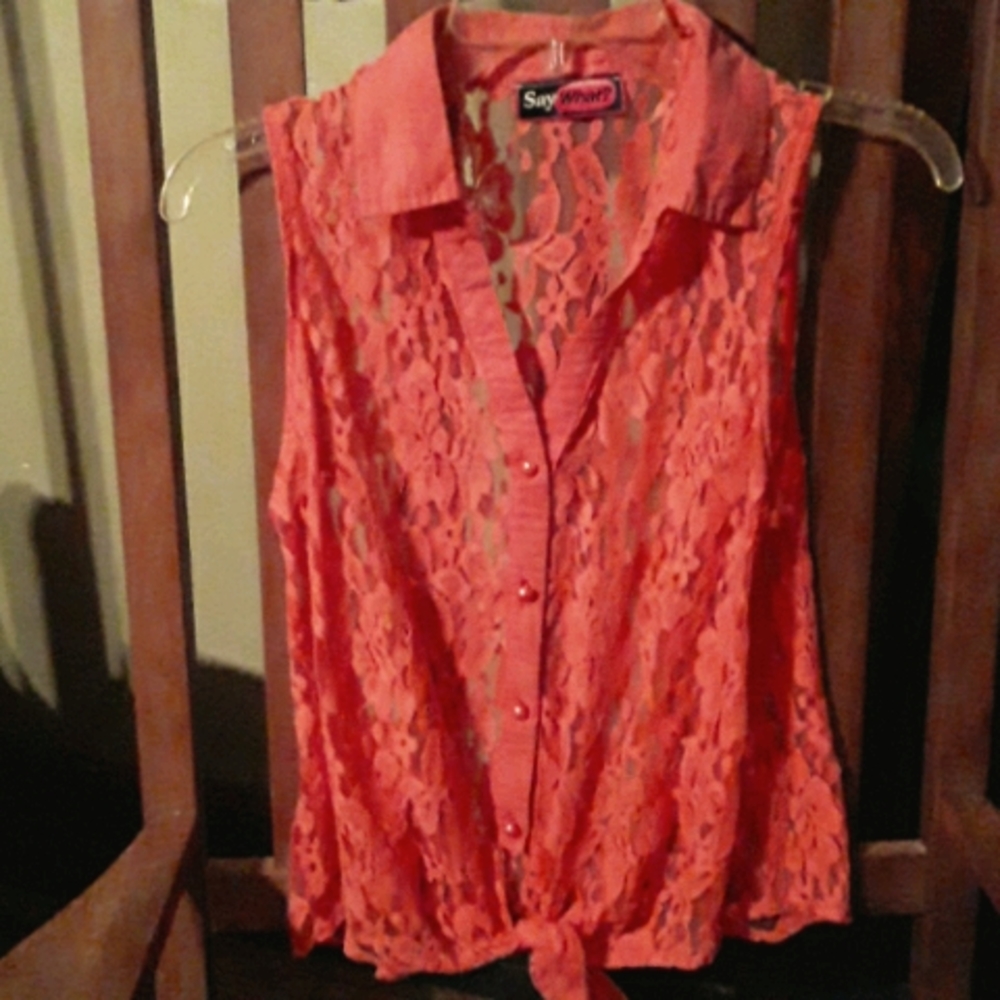 Laced womens top